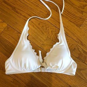 White VS swim top